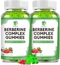 Gummées du complexe berbère - Berbère avec cannelle Ceylan, curcuma, mélône amère de chardon pour la santé immunitaire globale -120 comtes
