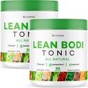 (2 Pack) Poudre tonique du corps maigre, tonique du corps maigre, poudre de corps maigre, LeanBodyTonic, poudre de corps maigre, poudre tonique du corps maigre Formule avancée, poudre de corps maigre tout naturel, 60 portions pendant 2 mois