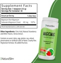 NaturalSlim Magicmag Pure Magnésium Citrate Powder – Stress, Constipation, Muscle et Soutien du cœur.