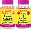 Eh bien oui Curcumine curcumine curcumine turcuma enfants + B complexes enfants, bundle de gommes - grand dégustation, supplément de vitamine, sans gluten, sans OGM, gommy à croquer