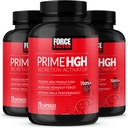 FACTEUR DE FORCE Prime HGH Secretion Activator, 3-Pack, supplément HGH pour les hommes ayant étudié cliniquement AlphaSize pour aider à déclencher la production HGH, augmenter la force d'entraînement, et améliorer le rendement, 225 Compte