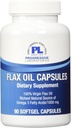 Supplément d'huile de lin de laboratoire progressif, 1000 mg, 90 Nombre