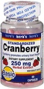 Vitamines de base Cranberry 250 mg Capsules d'extrait de plantes - 60 ct, boîte de 2