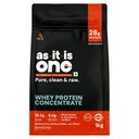 AS-IT-IS Nutrition Concentré de protéines de lactosérum 80 % - 1kg/35,2 Oz Microfiltré à flux croisé , non aromatisé , testé pour la pureté , non-gmo et sans gluten Pas de conservateurs