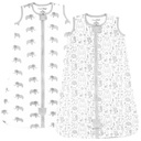 Mama Cheetah Baby Sleep Sack 0.5 TOG, Cotton biologique Baby Wearable Blanket avec Zipper à deux voies, Swaddle Transition Baby Sleeping Bag pour nouveau-né bébé garçon fille, 6-12 mois