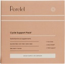 Paquet de support du cycle du Perelel, supplément quotidien avec fer, vitamine C, B12 & Bloat et PMS support Blend, soja, laiterie et sans gluten, non OGM, 28 jours d'approvisionnement