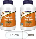 MAINTENANT compléments alimentaires, bouchons de musc de Psyllium 500 mg. Projet non-OGM Fibre de solution naturelle vérifiée, santé intestinale.