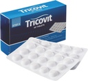 Supplément de croissance des cheveux Tricovit - Vitamines pour la santé des ongles et des cheveux avec acides aminés, minéraux et antioxydants - Vitamines et suppléments pour les femmes et les hommes (60 comprimés)