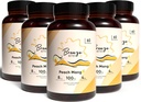 Gummies de bronzage, Gummie quotidienne avec bêta-carotène et vitamine C et astaxanthine, supplément de bronzage naturel, végétalien, non-OGM - 180 Gummies – Pack de 5