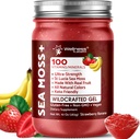 Gel de mousse de mer d'Irlande crue - Gel de maraîche de haute qualité - Fraise Banana Saveur, vitamine et minéral-Rich de Pristine Caribbean Waters, Immune et Digestive Health Support - 10 oz.