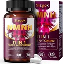 Supplément NMNH (dihydronicotinamide mononucléotide) 600mg - Boost NAD avec resvératrol, 123456789