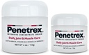 Pénétrex Thérapie articulaire et musculaire Duo - Soin apaisant pour le dos, le cou, les mains, les pieds et les nerfs - Rub avec Arnica, vitamine B6 MSM et Boswellia - 2oz, 4oz