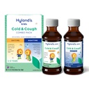 Hyland's Kids Cold and Cough, Day and Night Combo Pack, Cold Medicine for Ages 2 and up, Grape Flavor Sirup Cough Medicine for Kids, Nasal Demongestant, 4 Fl Oz (Paquet de 2)