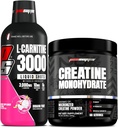 PROSUPPS L-Carnitine 3000 Stimulant Tirs liquides libres (31 portions, fruits dragons) et créatine 300 monohydratés (60 portions)