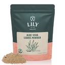 LILY OF THE VALLEY Aloe Vera Powder - Aloe Barbadensis - Idéal pour les cheveux et le masque visage - Idéal pour Shakes & Smoothies - Naturel, végétalien et sans gluten (8oz, 226g)- Paquet May Vary