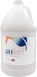 Chine-Gel Aulief Crème de soulagement de la douleur Arthrite & Rubule musculaire pour les muscles douloureux et la douleur articulaire, le cou, le genou et les maux de dos, gel topique blanc sans colorant, bouteille de 128 oz