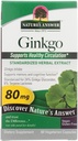 Réponse de la nature Ginkgo Leaf Capsules végétariennes, 60-Count