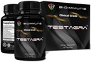 TESTAGRA Testostérone Booster pour les hommes. 10X Concentré- 90 Capsules - Augmenter la force d'entraînement musculaire maigre. Saw Palmetto, Tribulus, Tongkat Ali, Horny Goat Weed, Zinc