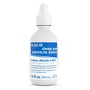 MAJOR Deep Sea Premium Saline - Vaporisateur hydratant nasal pour le soulagement de la sécheresse et de l'irritation - Chlorure de sodium 0,65% - 1,5 Fl. Oz (1 Pack)