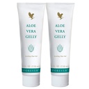 Pour toujours vivre - Aloe Vera Gelly - Gel d'aloe pur pour apaiser, hydrater et condition - Vegan et sans gluten - 4 fl oz (paquet de 2)