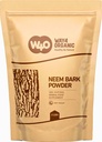 Poudre de Neem Bark 16 Oz (1 lb) - Soutien dentaire et digestif - Poudre de dents - Way4Organic