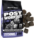 Bully Max 2-en-1 support de récupération post-entraînement Chews - Vitamines de chien et supplément alimentaire pour les petites et grandes races - Hydratation de chien chiot et adulte et reconstitution électrolytique - 75 Chews doux et savoureux