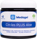 Circles Plus Aloe, Paraben Free Hydrogel Pads, Blister Prevention, Refroidissement instantané et soulagement apaisant pour les douleurs d'allaitement, Bug Bites, Blisters, Brûlures mineures et Chafing, 48 Pads circulaires