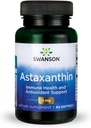 Supplément antioxydant pour la santé des yeux, du cerveau et de la peau de Swanson Astaxanthin pour adultes ayant une vision et une protection radicale gratuite - 4 mg (60 softgels)
