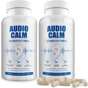Audio Calm - Supplément de Relief d'AcouphèneS Stop Naturel Solution d'Acouphènes - Soulage les sonneries d'oreilles, Buzzing, Clicking