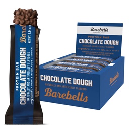 Barebells Barres protéinées Toux au chocolat - 12 Compte, 20g Traitements à haute teneur en protéines - Barre de nutrition au chocolat avec 1g de sucres totaux - Petit déjeuner ou Snack après l'entraînement