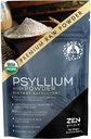 Poudre de musc de Psyllium bio - Supplément de fibre de solvant naturel indien premium, laxatif naturel, nettoyant parfait Colon et détox du corps - sans gluten, végétalien et kéto (8oz)