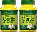 La fierté de Puritan Garlic et persil sans or 500 Mg / 100 Mg, 250 Compte (paquet de 2)