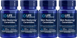 Prolongation de la durée de vie de la peau Restaurer les céramides, 30 capsules végétales liquides (paquet de 4)