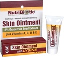 NutriBiotique – Onguent de peau .5 Fl Oz avec GSE, Lysine, cire d'abeille, Echinacea, Seaux d'Or, Vitamine E & Plus
