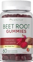 Graines de betteraves de Carlyle Gommies de 60 comtes Supplément à croustilles aromatisées aux fraises véganes