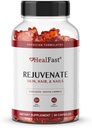 Supplément à la vitamine et à la gomme minérale de la cornée - Gommies de collagène + vitamines, biotine et zinc - Supplément à la beauté et à la peau anti-vieillissement Formulé par un médecin et clinique - 60 Nombre