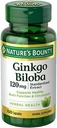 Bounty Ginkgo Biloba de la nature 120mg, 100 capsules (paquet de 4)