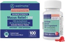 WELMATE Kit complet de soulagement du froid et de l'allergie : résistance maximale DXM (100 Ct) - Sinus non somnolent, Toux et Relief de congestion