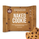 Cookies de protéines de croustilles de chocolat nus - Cookies haute teneur en protéines sans gluten, seulement 1G sucre, fibre de 6G, pas d'édulcorants artificiels, sans soja, pas de Gmos - 12 Pack