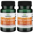 Swanson Beta-Carotène (Vitamine A) Skin Eye Immune System Health Antioxydant Support 10000 Iu (3000 mcg) 100 Sgels (2 Pack)