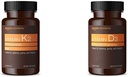 Éléments Vitamine K2 (100 μg, 65 capsules) et vitamine D3 (5000 UI, 180 softgels)