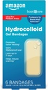 Soins de base avancé guérison rapide hydrocolloïd Gel Bandages, Grand, 6 ct