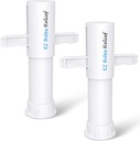 Memine EZ Bites Relief Suction Tool - 2 Pack Bee Sting and Bite Relief Sucker, Venom Extractor for Saliva/Venom Removal, Temporary Relief from Itch and Swelling, Kid-friendly White