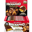 ALLMAX HEXAPRO PROTEIN BAR, Chocolat Coupe de beurre d'arachide - Paquet de 12 - Snack haute énergie de protéine - 20 g de protéines par bar - avec Isolate de protéines de lactosérum