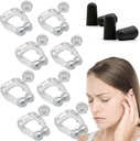 Acouphène Relief pour oreilles, Acupeace Acouphène Relief Device, Acupeace Anti Acouphène Relief Ear Clip, Dispositif pour sonneries d'arrêt (4Paires)