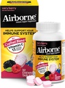 Vitamine C aéroportée 1000mg (par portion) Comprimés à croquer très secs (32 Compter dans une boîte), Supplément de soutien immunitaire sans gluten, avec vitamines A C E, ZINC, Sélénium, Echinacea & Ginger, Antioxydants