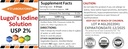2 x 1 OZ Pack A2Z Organic Lugol's Iodine and Potassium Iodide 2% Solution 3000 mcg - Liquid Supplement Drops for Thyroïde Support for Women & Men, Métabolism Health, Detox Boost - 2 x 1 Fl Oz/USA