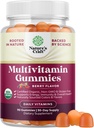 Multivitamine biologique de l'USDA pour les femmes et les hommes - Multivitamine biologique végane pour les hommes Gummies avec des vitamines complexes de zinc et B pour l'immunité énergétique améliorée et le bien-être quotidien - végétalien et non-OGM (1 mois)