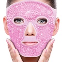 ZNÖCUETÖD Face Eye Mask Ice Pack for Reduce Puffines, Sacs sous les yeux, Puffy Dark Circles, Migraine, Hot/Cold Pack with Soft En peluche Backing (Pink #19)
