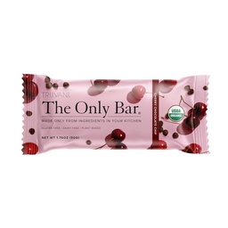 Truvani à base de plantes Snack Bars de copeaux de chocolat cerise 1 Pack de 5g de protéines USDA biologique et végétalien Le seul bar de lait, de soja et sans gluten